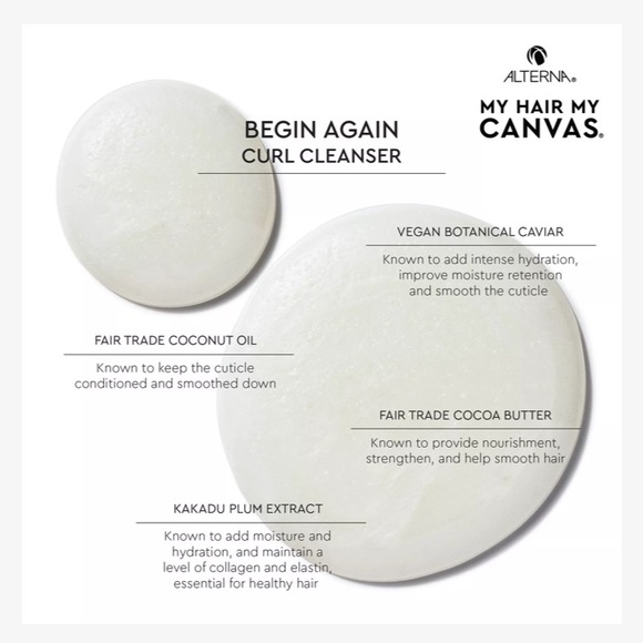 NEW Alterna My Hair My Canvas Begin Again Curl Cleanser NEW NWT - Picture 2 of 5